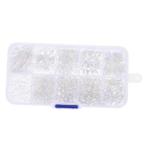 CORHAD 1 Schachtel Ohrringzubehör Teilig Ohrhaken und Verschlüsse DIY Schmuckherstellung Ohrschmuck Materialien zum Basteln und Selbermachen CORHAD 1 Schachtel Ohrringzubehör Teilig Ohrhaken und Verschlüsse DIY Schmuckherstellung Ohrschmuck Materialien zum Basteln und Selbermachen von CORHAD