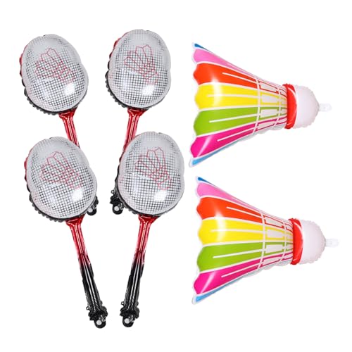 CORHAD 1 Set Aufblasbarer Badminton -schläger Ballon Set Leichtes Schlägerballon Tragbare Partybevorzugung Aluminiumfolie Ballon Leicht Zu Bösen Badmintonballon Aufzublasen CORHAD 1 Set Aufblasbarer Badminton -schläger Ballon Set Leichtes Schlägerballon Tragbare Partybevorzugung Aluminiumfolie Ballon Leicht Zu Bösen Badmintonballon Aufzublasen von CORHAD