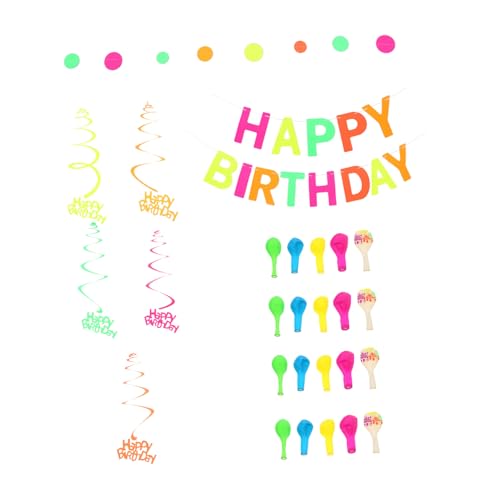 CORHAD 1 Set Ballon Dekorationsset Gepunktete Luftballons Figur Modell Wandbehang Zubehör Happy Birthday Ballon Lustige Aufkleber Hochzeitsdeko Neon Geburtstagsparty CORHAD 1 Set Ballon Dekorationsset Gepunktete Luftballons Figur Modell Wandbehang Zubehör Happy Birthday Ballon Lustige Aufkleber Hochzeitsdeko Neon Geburtstagsparty von CORHAD