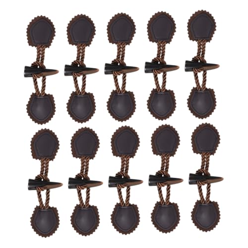 CORHAD 10 Paare Resin Horn Toggle Knöpfe für Wintermäntel Stabile Verschlüsse Vintage Design Strapazierfähige Resinbeschichtete Hornknöpfe für Überzüge und Diy-bekleidung CORHAD 10 Paare Resin Horn Toggle Knöpfe für Wintermäntel Stabile Verschlüsse Vintage Design Strapazierfähige Resinbeschichtete Hornknöpfe für Überzüge und Diy-bekleidung von CORHAD