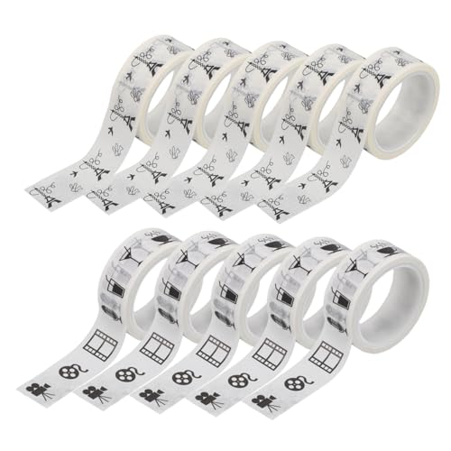 CORHAD 10 Rollen Washi Tape Selbstklebendes Washi Tape, Dekoratives Klebeband, Washi Masking Tape Für Scrapbooking, Tagebücher, Planer Und Diy-bastelarbeiten CORHAD 10 Rollen Washi Tape Selbstklebendes Washi Tape, Dekoratives Klebeband, Washi Masking Tape Für Scrapbooking, Tagebücher, Planer Und Diy-bastelarbeiten von CORHAD