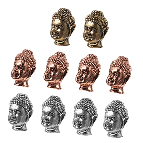 CORHAD 10 Stück Teiliges Buddha Kopf Spacer Perlen Schmuckverbinder für DIY Armbänder Halsketten Charms Leichtes Zubehör für Schmuckherstellung und Bastelprojekte Zufällige Farbe CORHAD 10 Stück Teiliges Buddha Kopf Spacer Perlen Schmuckverbinder für DIY Armbänder Halsketten Charms Leichtes Zubehör für Schmuckherstellung und Bastelprojekte Zufällige Farbe von CORHAD