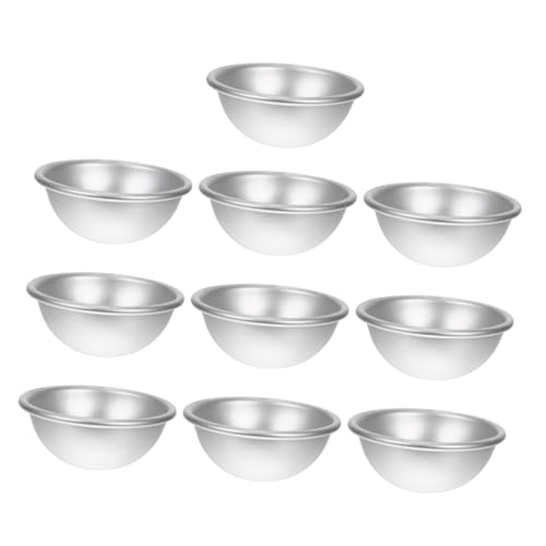 CORHAD 10 Stück Teiliges DIY Badebomben Formen Aluminiumlegierung Halbkugelförmig Mittlere Rostfrei Langlebig für Selbstgemachte Badekugeln und Seifen Zuhause CORHAD 10 Stück Teiliges DIY Badebomben Formen Aluminiumlegierung Halbkugelförmig Mittlere Rostfrei Langlebig für Selbstgemachte Badekugeln und Seifen Zuhause von CORHAD