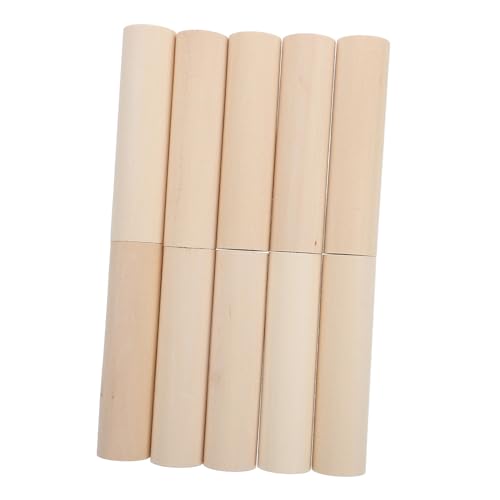 CORHAD 10 Stück Teiliges Lindenholz Schnitzen Holzstäbe Rund DIY Craft Rods Stabile Glatte Oberfläche für Basteln Modellbau Puzzles Sichere Langlebige Holzstäbe zum Bemalen und Bekleben CORHAD 10 Stück Teiliges Lindenholz Schnitzen Holzstäbe Rund DIY Craft Rods Stabile Glatte Oberfläche für Basteln Modellbau Puzzles Sichere Langlebige Holzstäbe zum Bemalen und Bekleben von CORHAD