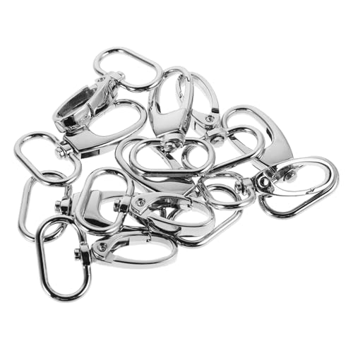 CORHAD 10 Stück Teiliges Metall Schultergurt Karabinerhaken aus Robustem Zinklegierung Drehbare Schnappverschluss Clips mit Innendurchmesser für Taschen Schlüsselanhänger und DIY Zubehör CORHAD 10 Stück Teiliges Metall Schultergurt Karabinerhaken aus Robustem Zinklegierung Drehbare Schnappverschluss Clips mit Innendurchmesser für Taschen Schlüsselanhänger und DIY Zubehör von CORHAD