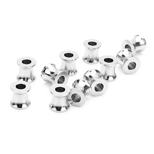 CORHAD 10 Stück Teiliges Spacer Perlen mit Loch für DIY Schmuckherstellung Runde Zwischenperlen für Armbänder und Halsketten Silberfarbene Bastelperlen für Kreative DIY Projekte CORHAD 10 Stück Teiliges Spacer Perlen mit Loch für DIY Schmuckherstellung Runde Zwischenperlen für Armbänder und Halsketten Silberfarbene Bastelperlen für Kreative DIY Projekte von CORHAD