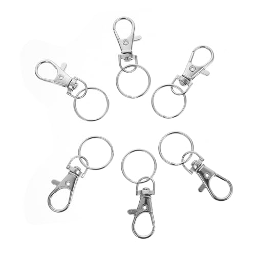 CORHAD 100 Sätze Teiliges Schlüsselring Karabiner aus Langlebiger Legierung Rostfrei Praktische Hund Clips Einfache Schlüsselanhänger Verschlüsse für DIY und Alltagsgebrauch CORHAD 100 Sätze Teiliges Schlüsselring Karabiner aus Langlebiger Legierung Rostfrei Praktische Hund Clips Einfache Schlüsselanhänger Verschlüsse für DIY und Alltagsgebrauch von CORHAD