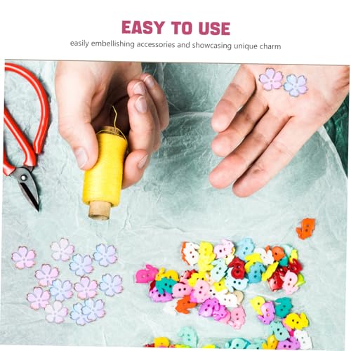 CORHAD 100 Stück Acryl Perlen Kirschblüte mit Blütenblättern Farbverlauf Blau Mini Spacer Charms für Schmuckherstellung DIY Armbänder Halsketten Ohrringe Einfache Schnurführung von CORHAD