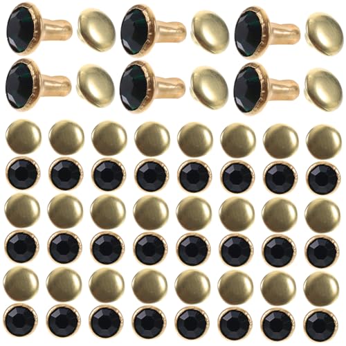 CORHAD 100 Stück Bunter Diamantschmuck Farbedelsteine mit Goldenem Rand Hochwertige Strasssteine für Kleidung Schmuckkunstdesign und Diy Dekoration von CORHAD