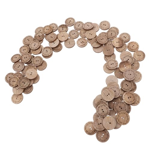 CORHAD 100 Stück Handgefertigte Holzknöpfe Rund Kleine DIY Bastelknöpfe für Nähen Handgemachte Tags Vielseitige Holzscheiben zum Verzieren von Kleidung und Accessoires CORHAD 100 Stück Handgefertigte Holzknöpfe Rund Kleine DIY Bastelknöpfe für Nähen Handgemachte Tags Vielseitige Holzscheiben zum Verzieren von Kleidung und Accessoires von CORHAD