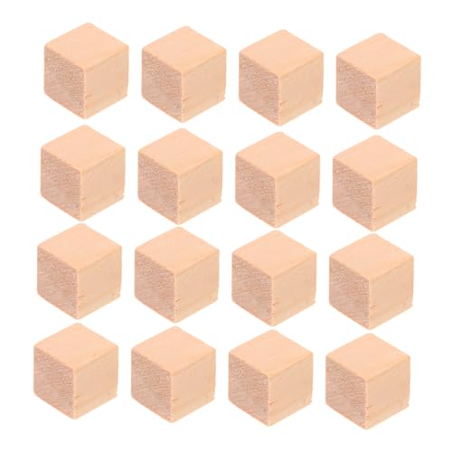 CORHAD 100 Stück Holzwürfel Blanko Quadratische Holzklötzchen Basteln DIY Bauklötze für Erwachsene Naturholz Bastelmaterial Kreative Holzbausteine CORHAD 100 Stück Holzwürfel Blanko Quadratische Holzklötzchen Basteln DIY Bauklötze für Erwachsene Naturholz Bastelmaterial Kreative Holzbausteine von CORHAD
