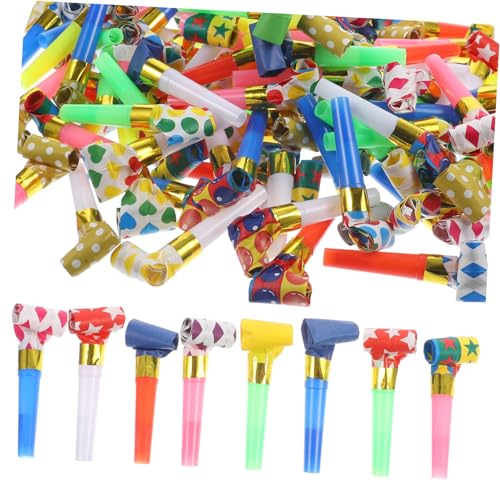 CORHAD 100 Stück Party Tröten Luftrüssel Musikalische Partygebälse Bunte Geburtstagsdeko Kindergeburtstag Mitgebsel Lustige Noisemaker für Feierlichkeiten CORHAD 100 Stück Party Tröten Luftrüssel Musikalische Partygebälse Bunte Geburtstagsdeko Kindergeburtstag Mitgebsel Lustige Noisemaker für Feierlichkeiten von CORHAD