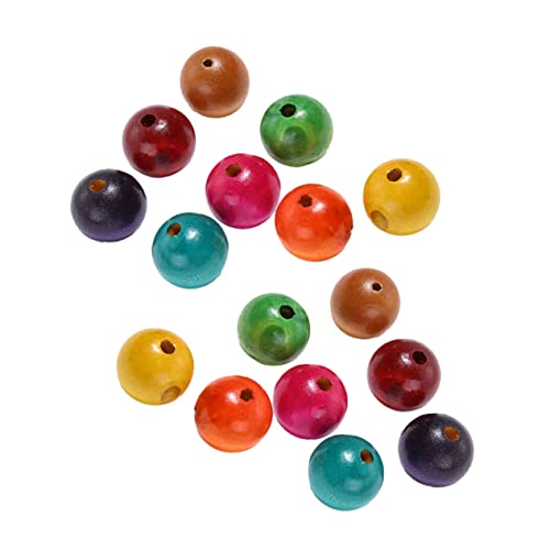 CORHAD 100 Stück Teiliges Bunte Holzperlen Durchmesser Runde Natur-holzkugeln mit Mini Kreative DIY Schmuckherstellung Bastelperlen Vielseitig für Armbänder Schlüsselanhänger Dekorationen CORHAD 100 Stück Teiliges Bunte Holzperlen Durchmesser Runde Natur-holzkugeln mit Mini Kreative DIY Schmuckherstellung Bastelperlen Vielseitig für Armbänder Schlüsselanhänger Dekorationen von CORHAD