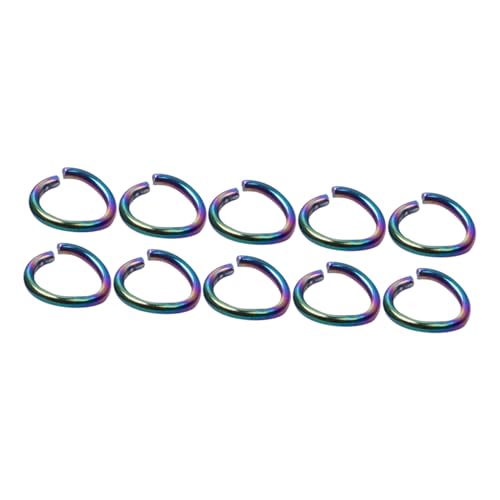 CORHAD 100 Stück Teiliges Edelstahl Bunte Offene Schmuck Verbindungsringe Kleine Sprungringe für DIY Schmuckherstellung Robust Verschleißfest für Halsketten Armbänder Taschenanhänger CORHAD 100 Stück Teiliges Edelstahl Bunte Offene Schmuck Verbindungsringe Kleine Sprungringe für DIY Schmuckherstellung Robust Verschleißfest für Halsketten Armbänder Taschenanhänger von CORHAD