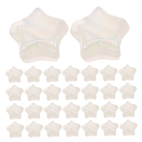 CORHAD 100 Stück Weiße Kunststoff Sternperlen mit Mattem Finish Langlebige Sternform Abstandshalter für DIY Schmuckherstellung Geeignet für Halsketten Armbänder Schlüsselanhänger und CORHAD 100 Stück Weiße Kunststoff Sternperlen mit Mattem Finish Langlebige Sternform Abstandshalter für DIY Schmuckherstellung Geeignet für Halsketten Armbänder Schlüsselanhänger und von CORHAD