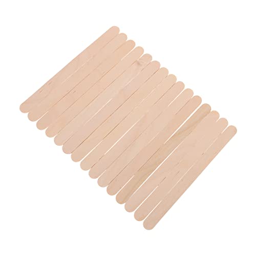 CORHAD 100Stücke DIY Holzrührstäbchen Wiederverwendbare Bastelstäbe für Projekte und Glatte Oberfläche Sicher und von CORHAD