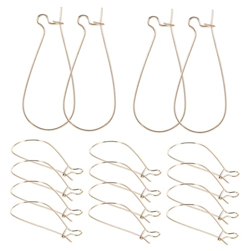 CORHAD 100Stücke Ohrringhaken DIY Schmuckzubehör für Ohrringe Ergonomisch Gestaltet Glatte Oberfläche für Sicheres Basteln für Projekte und von CORHAD