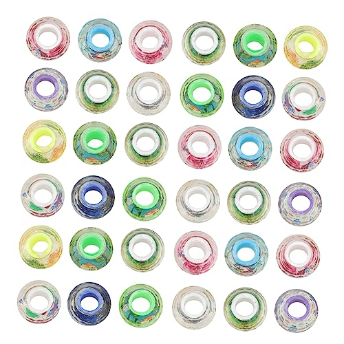 CORHAD 100stücke Weihnachts Perlen Große Lochperlen Aus Resin Für Armbänder Halsketten Und Schmuckherstellung Bunte Mischungen Für Kreative Bastelprojekte CORHAD 100stücke Weihnachts Perlen Große Lochperlen Aus Resin Für Armbänder Halsketten Und Schmuckherstellung Bunte Mischungen Für Kreative Bastelprojekte von CORHAD