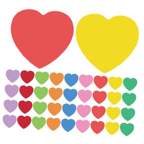 CORHAD 108 Stück Teiliges Herzförmige Papiernotizen Bunte Beschreibbare Herz Ausschnitte für Klassenzimmerdekoration DIY Bastelprojekte Pinnwand Party und Valentinstag CORHAD 108 Stück Teiliges Herzförmige Papiernotizen Bunte Beschreibbare Herz Ausschnitte für Klassenzimmerdekoration DIY Bastelprojekte Pinnwand Party und Valentinstag von CORHAD
