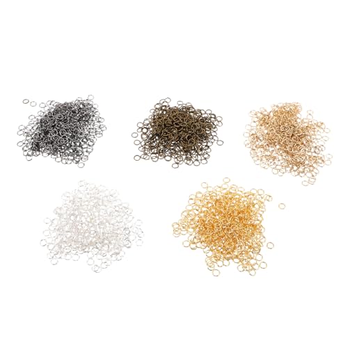 CORHAD 10Er-Packungen Silberne Jump Ringe aus Metall Offene Biegeringe für DIY Schmuckherstellung Vielseitig Einsetzbar für Ohrringe Schlüsselanhänger Haaraccessoires zum Basteln und CORHAD 10Er-Packungen Silberne Jump Ringe aus Metall Offene Biegeringe für DIY Schmuckherstellung Vielseitig Einsetzbar für Ohrringe Schlüsselanhänger Haaraccessoires zum Basteln und von CORHAD