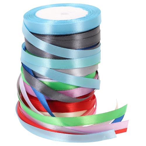 CORHAD 10Rollen Dekorative und Blumenwickelbänder Bunte DIY Ribbons für Handwerk Hochzeit und Besondere Anlässe Farben zur Auswahl CORHAD 10Rollen Dekorative und Blumenwickelbänder Bunte DIY Ribbons für Handwerk Hochzeit und Besondere Anlässe Farben zur Auswahl von CORHAD