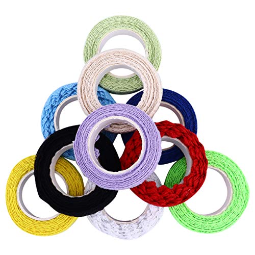 CORHAD 10Rollen Dekoratives Klebeband À DIY Spitzenband für Geschenkverpackung und Bastelprojekte für Feiertagskunst und von CORHAD