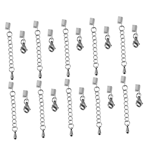 CORHAD 10Stücke Lobster Clasps und Kabelclips für DIY Armbänder und Langlebige Verbindungselemente für Leder und Schnur Schmuckstücke CORHAD 10Stücke Lobster Clasps und Kabelclips für DIY Armbänder und Langlebige Verbindungselemente für Leder und Schnur Schmuckstücke von CORHAD