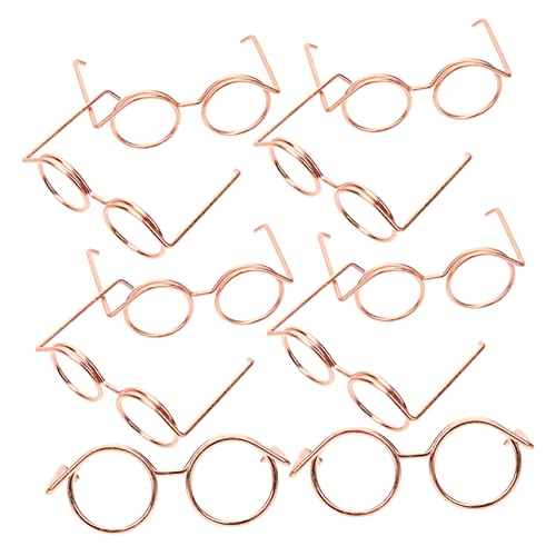 CORHAD 10Stücke Mini Puppen Sonnenbrille Aus Teiliges Roségold Robuste Brille Für Puppen Accessoires Für Puppenmode Und Für Puppen Zubehör Für Kreative CORHAD 10Stücke Mini Puppen Sonnenbrille Aus Teiliges Roségold Robuste Brille Für Puppen Accessoires Für Puppenmode Und Für Puppen Zubehör Für Kreative von CORHAD