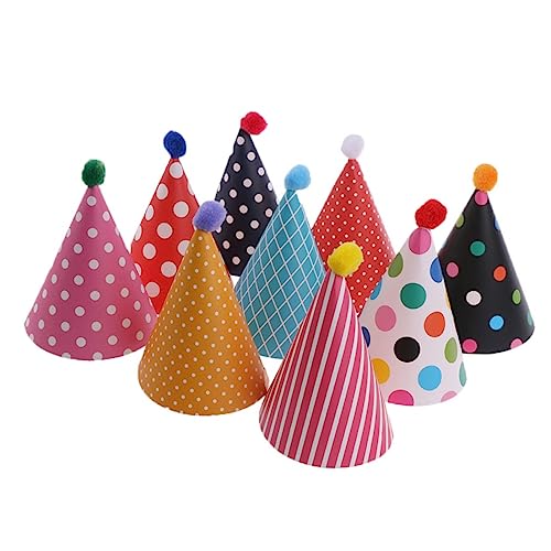 CORHAD 11 Teiliges Set Geburtstags Partyhüte Mit Pompons Lustige Partyhüte Für Kindergeburtstag Festlichkeiten Und Feiern Ideal Für Cake Und Geburtstags Events CORHAD 11 Teiliges Set Geburtstags Partyhüte Mit Pompons Lustige Partyhüte Für Kindergeburtstag Festlichkeiten Und Feiern Ideal Für Cake Und Geburtstags Events von CORHAD