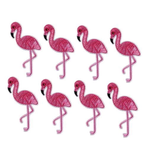 CORHAD Flamingo-stickerei-aufnäher für Röcke und Jeans Leuchtende Farben Einzigartige Flamingo-muster für Bastelprojekte 12 Stück CORHAD Flamingo-stickerei-aufnäher für Röcke und Jeans Leuchtende Farben Einzigartige Flamingo-muster für Bastelprojekte 12 Stück von CORHAD