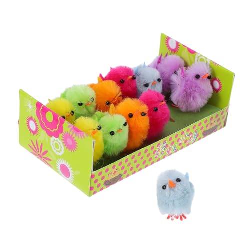 CORHAD 12 Stück Flauschige Osterküken: Plüschtiere, Lebensechte Simulation Hühnerfiguren, Haustiere, Osterpartygeschenke, Heimdekoration, Taschenfüller, Korbfüller CORHAD 12 Stück Flauschige Osterküken: Plüschtiere, Lebensechte Simulation Hühnerfiguren, Haustiere, Osterpartygeschenke, Heimdekoration, Taschenfüller, Korbfüller von CORHAD
