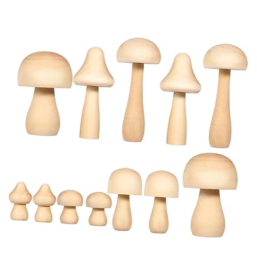 CORHAD 12 Stück Teiliges Holzpilz zum Bemalen für DIY Graffiti Bastelset Verschiedene Natürliche Holzrohlinge für Malen und Handwerkliche Gestaltung CORHAD 12 Stück Teiliges Holzpilz zum Bemalen für DIY Graffiti Bastelset Verschiedene Natürliche Holzrohlinge für Malen und Handwerkliche Gestaltung von CORHAD