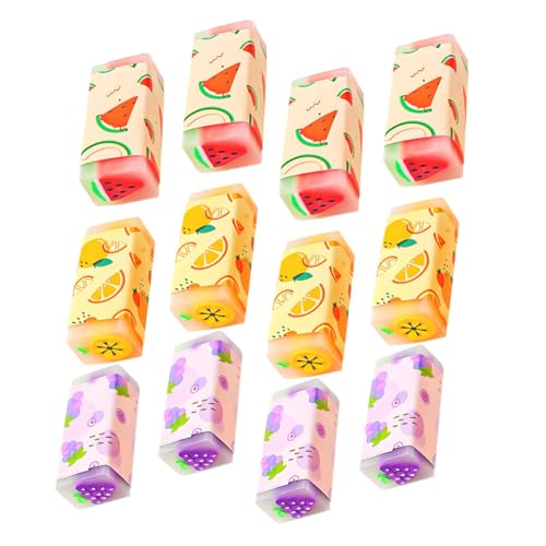 CORHAD 12 Stück Teiliges Lustiger Radiergummis mit Fruchtigen Cartoon Motiven Weiche Transparente Jelly Designs Praktische Schulzubehör für Schüler als Belohnung oder CORHAD 12 Stück Teiliges Lustiger Radiergummis mit Fruchtigen Cartoon Motiven Weiche Transparente Jelly Designs Praktische Schulzubehör für Schüler als Belohnung oder von CORHAD