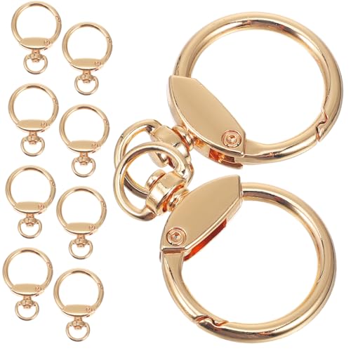 CORHAD 12 Stück Teiliges Metall Schlüsselringe O ring mit Federverschluss Goldfarbene Schlüsselanhänger Ringe für Autoschlüssel DIY Schlüsselketten Zubehör Flexibel Langlebig CORHAD 12 Stück Teiliges Metall Schlüsselringe O ring mit Federverschluss Goldfarbene Schlüsselanhänger Ringe für Autoschlüssel DIY Schlüsselketten Zubehör Flexibel Langlebig von CORHAD
