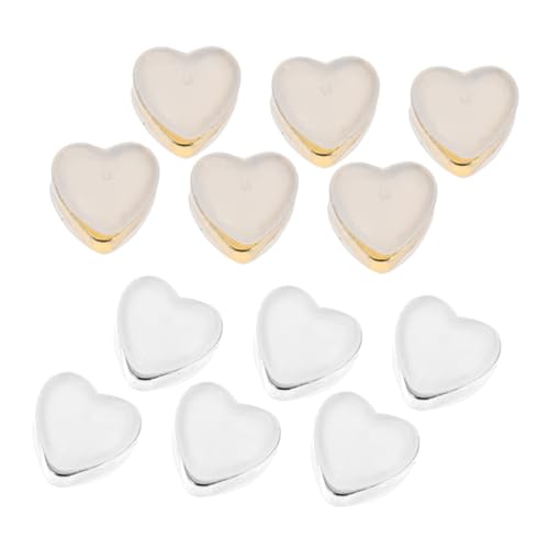 CORHAD 12 Stück Teiliges Silikon Ohrring Stopper in Herzform Sichere Flexible Ohrstecker verschlüsse Langlebig und Leicht Passend für Stecker und Hänger für Mehrfaches Ohrlochtragen CORHAD 12 Stück Teiliges Silikon Ohrring Stopper in Herzform Sichere Flexible Ohrstecker verschlüsse Langlebig und Leicht Passend für Stecker und Hänger für Mehrfaches Ohrlochtragen von CORHAD