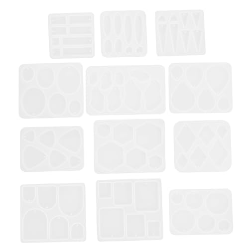 CORHAD 12 Stück Teiliges Silikonform für Epoxidharz Schmuck Vielseitige Ohrring Anhänger Formen in Polygon Bogen Oval Hexagon Langlebig Reißfest Einfach zu Entformen DIY Bastelbedarf CORHAD 12 Stück Teiliges Silikonform für Epoxidharz Schmuck Vielseitige Ohrring Anhänger Formen in Polygon Bogen Oval Hexagon Langlebig Reißfest Einfach zu Entformen DIY Bastelbedarf von CORHAD