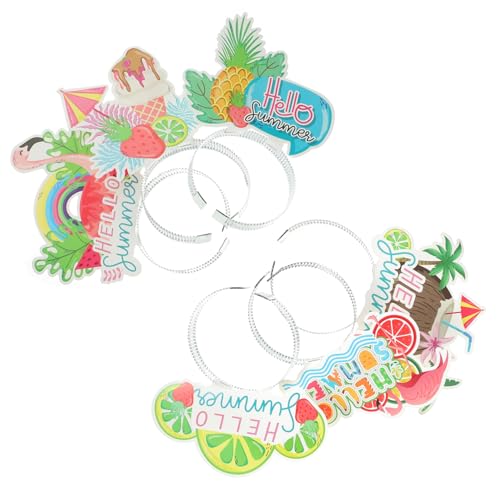 CORHAD 12 Stück Teiliges Sommerparty Haarband Hawaii Luau Mädchenschmuck Sanft Bequem Vielseitig für Strand Pool Fest Geschenk von CORHAD