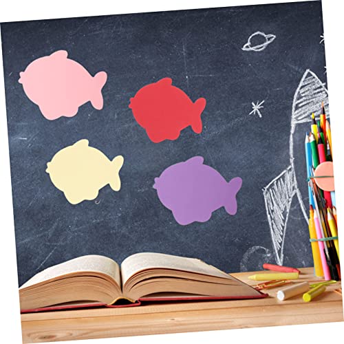 CORHAD 140 Stück Teiliges DIY Bastelpapier mit Fisch Motiven Bunte Papierschnitte für Kindergarten und Schuldekoration Kreative Bastelmaterialien für Klassenzimmer und Partys von CORHAD