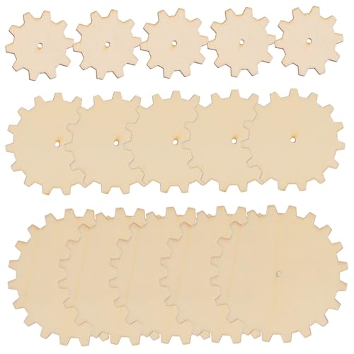 CORHAD 15 Stück Holzspan Trainingsspielzeug Basteln Vintage Holz Wanddekoration Blankes Ornament Blanke Holzspäne Holzbretter Ornamente Holzrohlinge von CORHAD