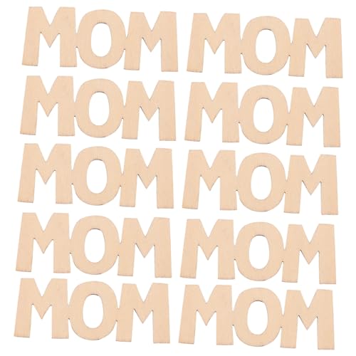 CORHAD 15 Stück Teiliges Holzbuchstaben Mom Bastelset Natürliche Holz-deko für Muttertagsgeschenke Personalisierbare Holzplättchen Stabile Diy-buchstaben zum Dekorieren von Wänden und CORHAD 15 Stück Teiliges Holzbuchstaben Mom Bastelset Natürliche Holz-deko für Muttertagsgeschenke Personalisierbare Holzplättchen Stabile Diy-buchstaben zum Dekorieren von Wänden und von CORHAD