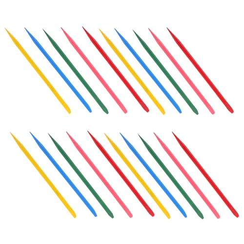 CORHAD 150 Stück Bunte Holz-stylus-kratzstifte, Bastelstäbe Für Kreative Heimwerkerprojekte, Mehrfarbige Zeichenwerkzeuge Für Kinder Und Erwachsene, Kunstmalerei von CORHAD