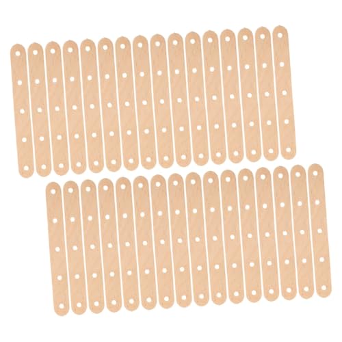CORHAD 150 Stück Handgefertigte Materialien Bastelbedarf Zungenspatel Aus Holz Wachsstäbchen Für Selbstgemachte Bastelstäbchen DIY Holzstäbchen Holzstäbchen Für Kunst von CORHAD