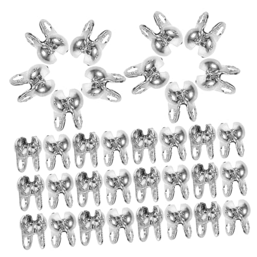 CORHAD 150 Stück Schmuck-endschnallen-set Quetschperlen Kalotten End-crimps Perlen Verbindungskomponenten Für Diy-schmuck Handwerk Crimp-endkappe CORHAD 150 Stück Schmuck-endschnallen-set Quetschperlen Kalotten End-crimps Perlen Verbindungskomponenten Für Diy-schmuck Handwerk Crimp-endkappe von CORHAD