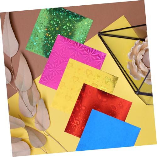 CORHAD 150 Stück Teiliges Origami Papier Farbiges Leicht Faltbares DIY Bastelpapier für Anfänger Quadratisch Geeignet für Origami Kraniche Herzen Sterne und Kreative Bastelprojekte von CORHAD