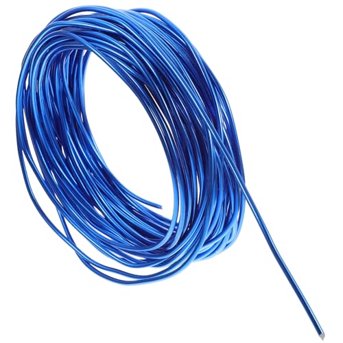 CORHAD 1Rolle Aluminiumdraht für DIY Schmuck Bastel und Floristikprojekte Flexibler Korrosionsbeständiger Modellierdraht für Handarbeiten von CORHAD
