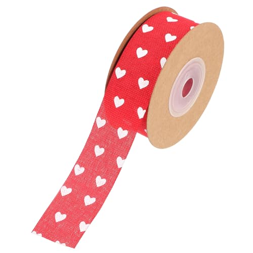 CORHAD 1Rolle DIY Valentinstagsband mit Herzmuster Yards Geschenkband für Hochzeitsdekoration und Verpackungen für Valentinstag und Besondere Anlässe CORHAD 1Rolle DIY Valentinstagsband mit Herzmuster Yards Geschenkband für Hochzeitsdekoration und Verpackungen für Valentinstag und Besondere Anlässe von CORHAD