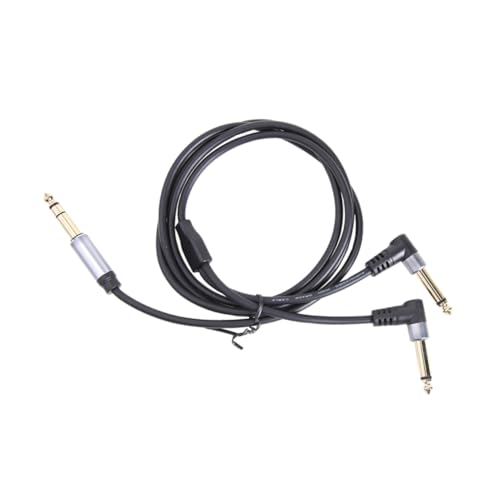 CORHAD 1Stück Gitarrenkabel Für Gitarre Vergoldete Audioübertragung Ausgangsstecker Langlebiges Material Für Höchste Klangqualität Kompatibel Mit Anschlussgeräten von CORHAD