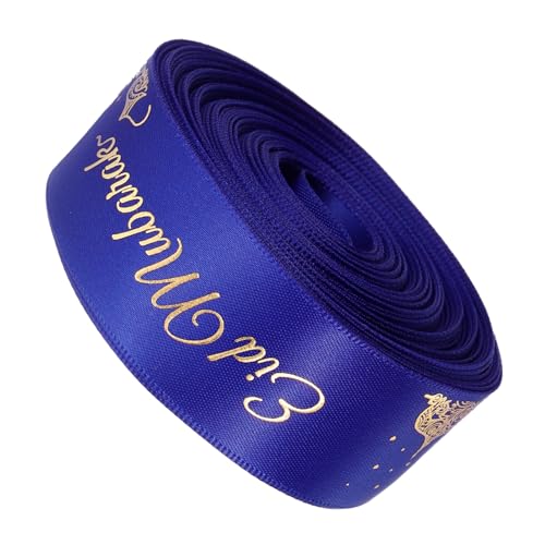 CORHAD 2 Stk. Ramadan Geschenkband Breit Geschenkverpackungsband mit Goldener Prägung Dekoratives Satinband für Diy-geschenkverpackung und Partydekoration zum Fest CORHAD 2 Stk. Ramadan Geschenkband Breit Geschenkverpackungsband mit Goldener Prägung Dekoratives Satinband für Diy-geschenkverpackung und Partydekoration zum Fest von CORHAD