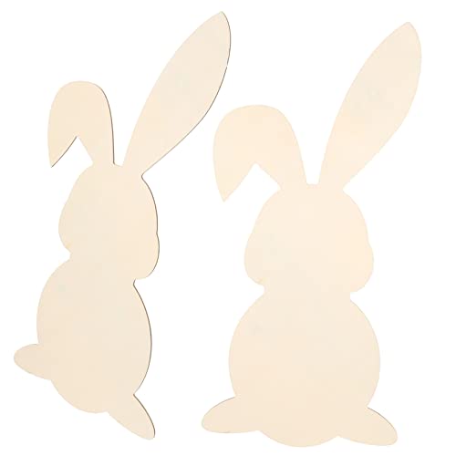 CORHAD 2 Stück DIY Holzanhänger Osterhase Holzscheiben zum Basteln Frühjahrsdeko für Zuhause und Party Osterhasen Holzdeko zum Bemalen und Aufhängen CORHAD 2 Stück DIY Holzanhänger Osterhase Holzscheiben zum Basteln Frühjahrsdeko für Zuhause und Party Osterhasen Holzdeko zum Bemalen und Aufhängen von CORHAD