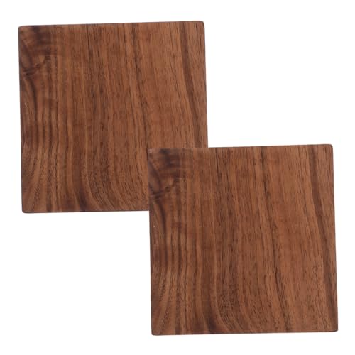CORHAD 2 Stück Dicke Schwarze Walnuss holzplanken Naturbelassen für DIY Schnitzarbeiten Holzblöcke Vielseitig Einsetzbar Robust und Langlebig von CORHAD